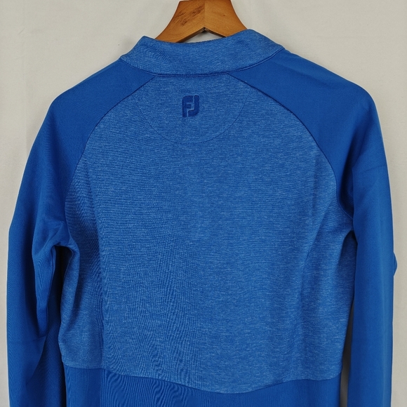 FootJoy Nwt Heather Block Half-Zip Mid-Layer Women In Royal Blue Size Small - Picture 10 of 10